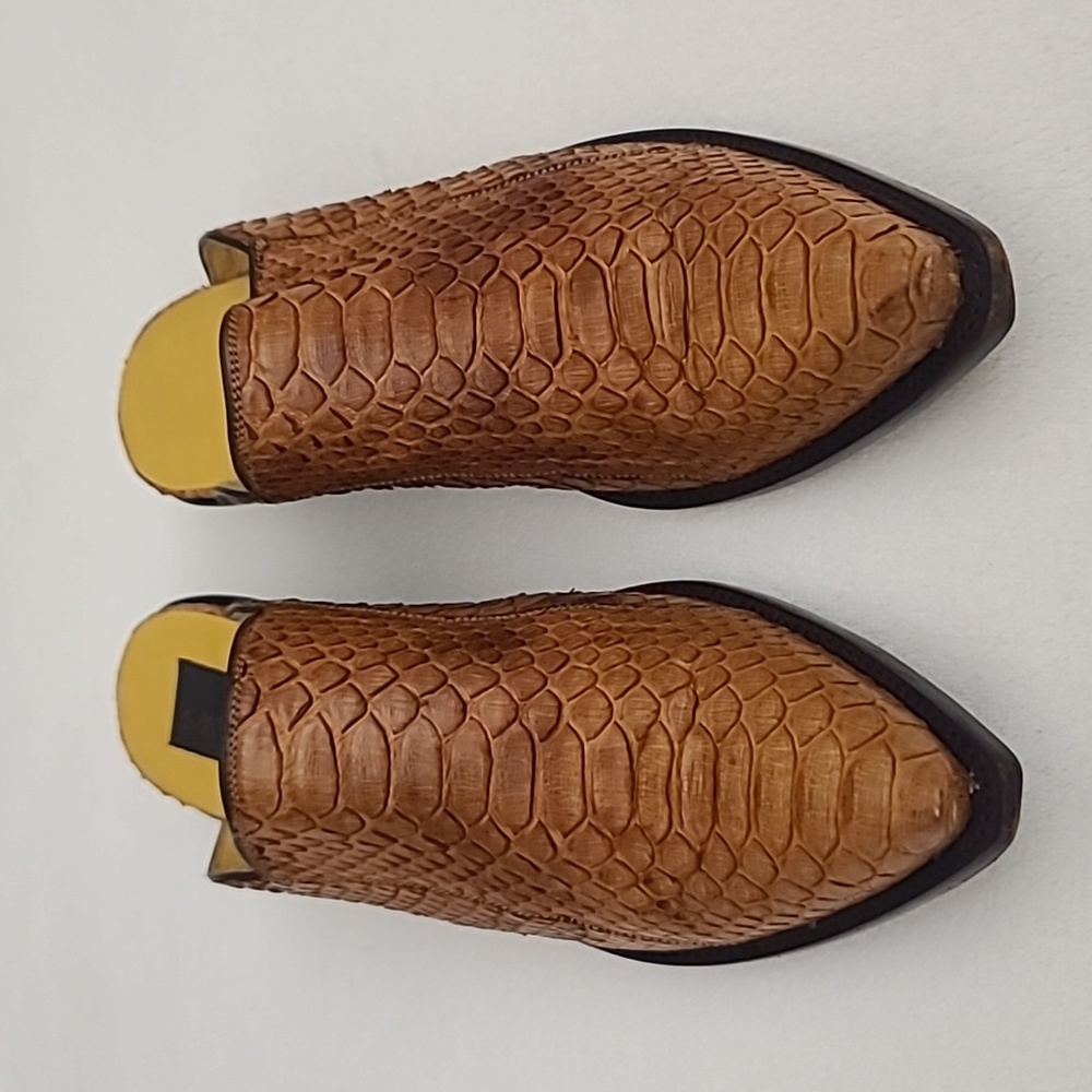 Tres Outlaw Custom Python Western Mules Size 8 - image 7